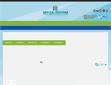 Tablet Screenshot of mega-therm.com